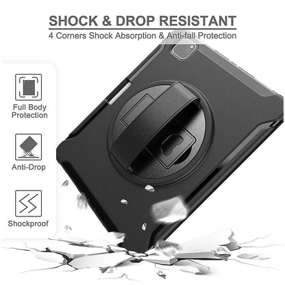 iPad Pro 12.9-inch Hand Strap Case - Heavy-Duty Protection with Built-In Screen Protector and Kickstand | Raider Series