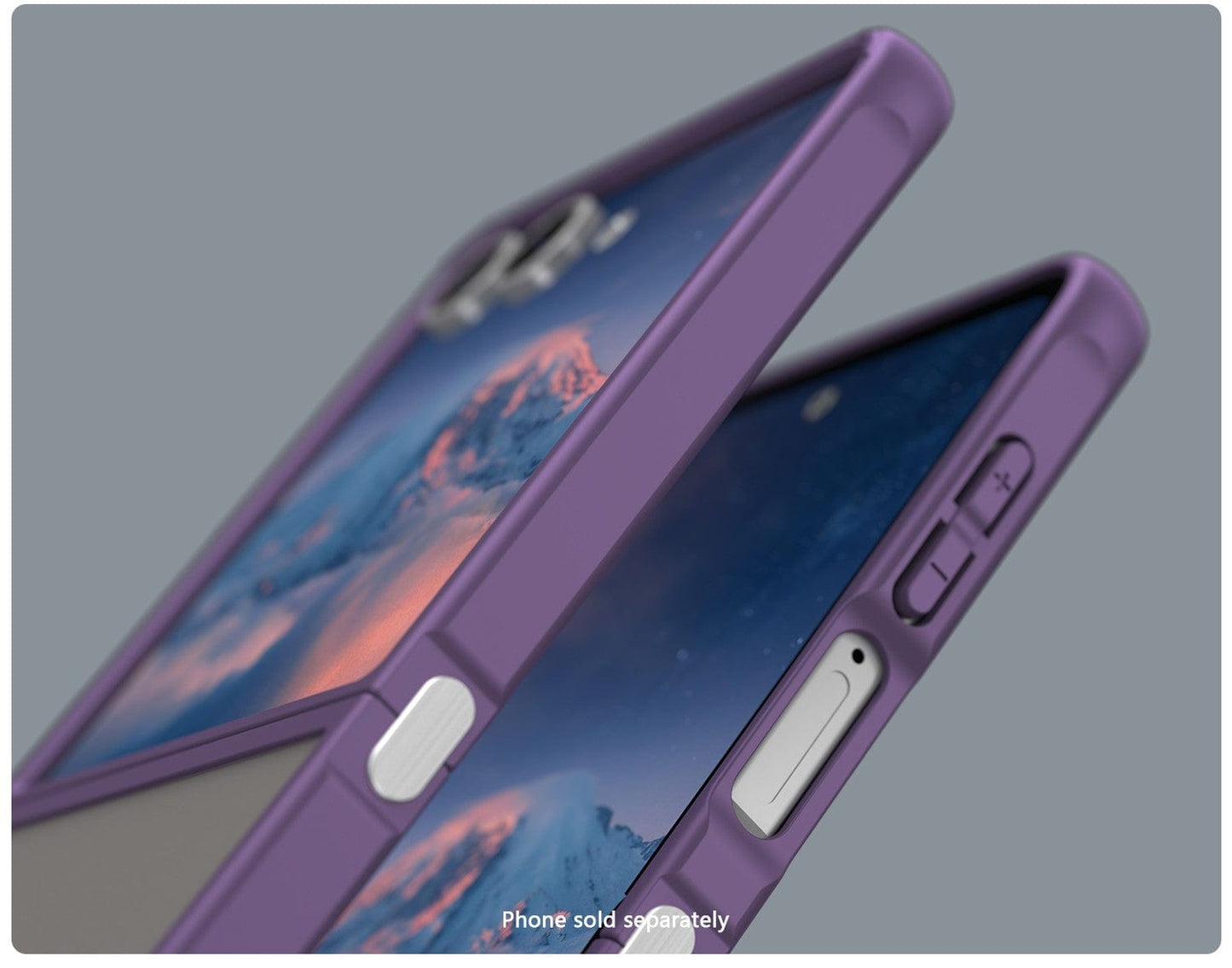 Samsung Galaxy Z Flip7 Semi Transparent Case - Anti-Slip Grip, Slim Design | Venture Series