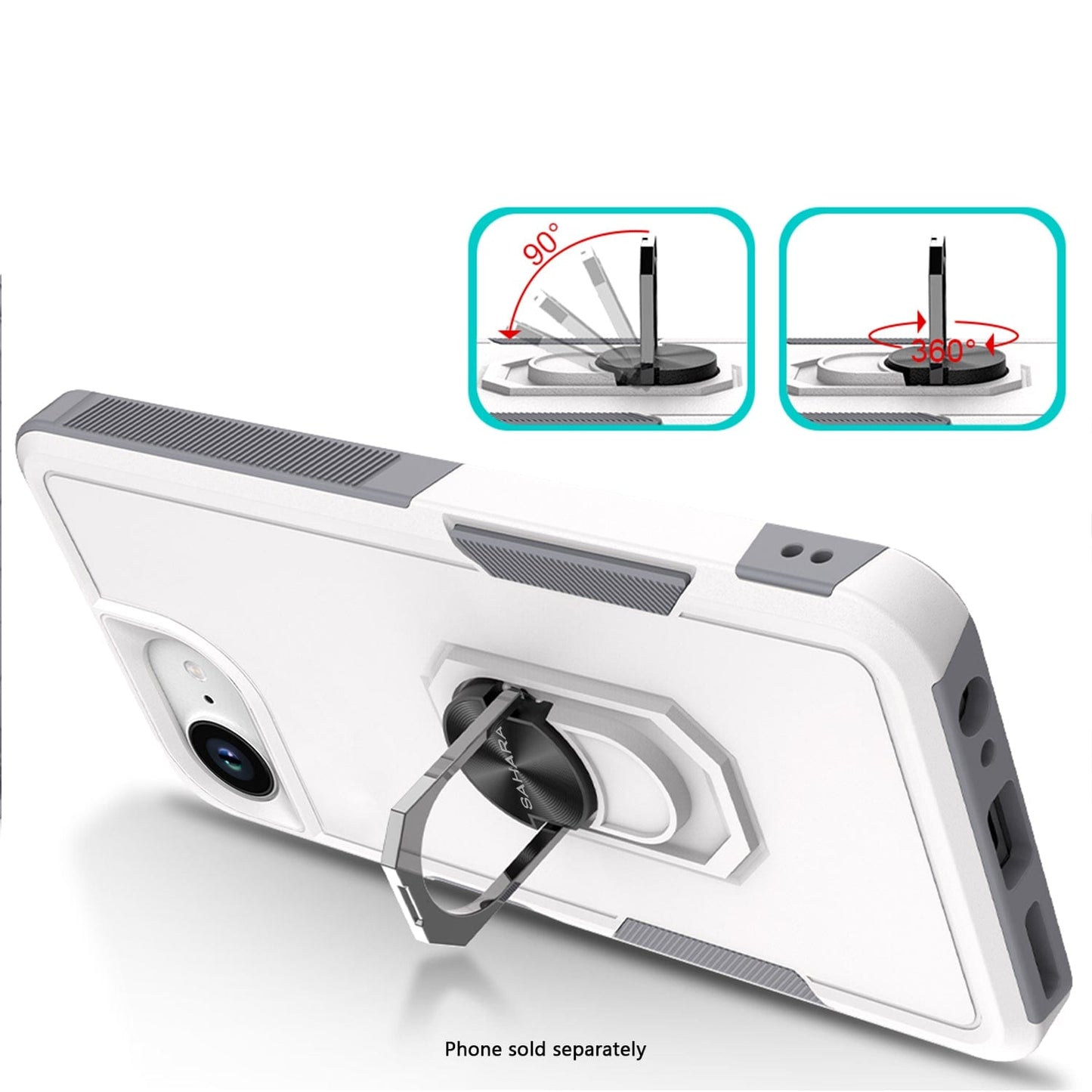 iPhone 17e & iPhone 16e Case - Heavy-Duty Kickstand, Anti-Slip | Raider Series