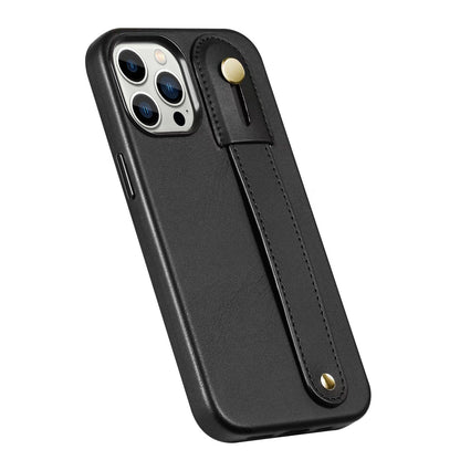Indy Series Leather FingerGrip Case - iPhone 14 Pro