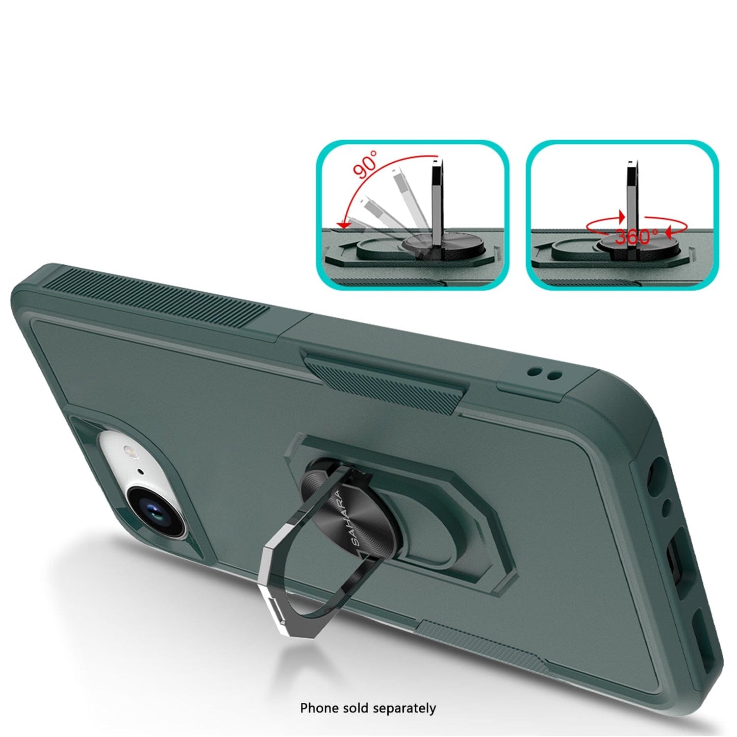 iPhone 17e & iPhone 16e Case - Heavy-Duty Kickstand, Anti-Slip | Raider Series