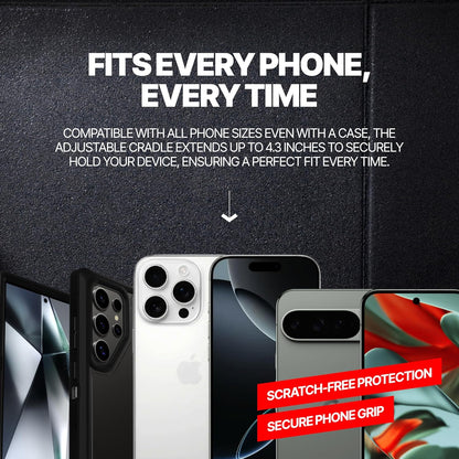 BLAUBECK Magnetic Gym Phone Holder | Secure Mount for Gym, Kitchen, DIY & Golf