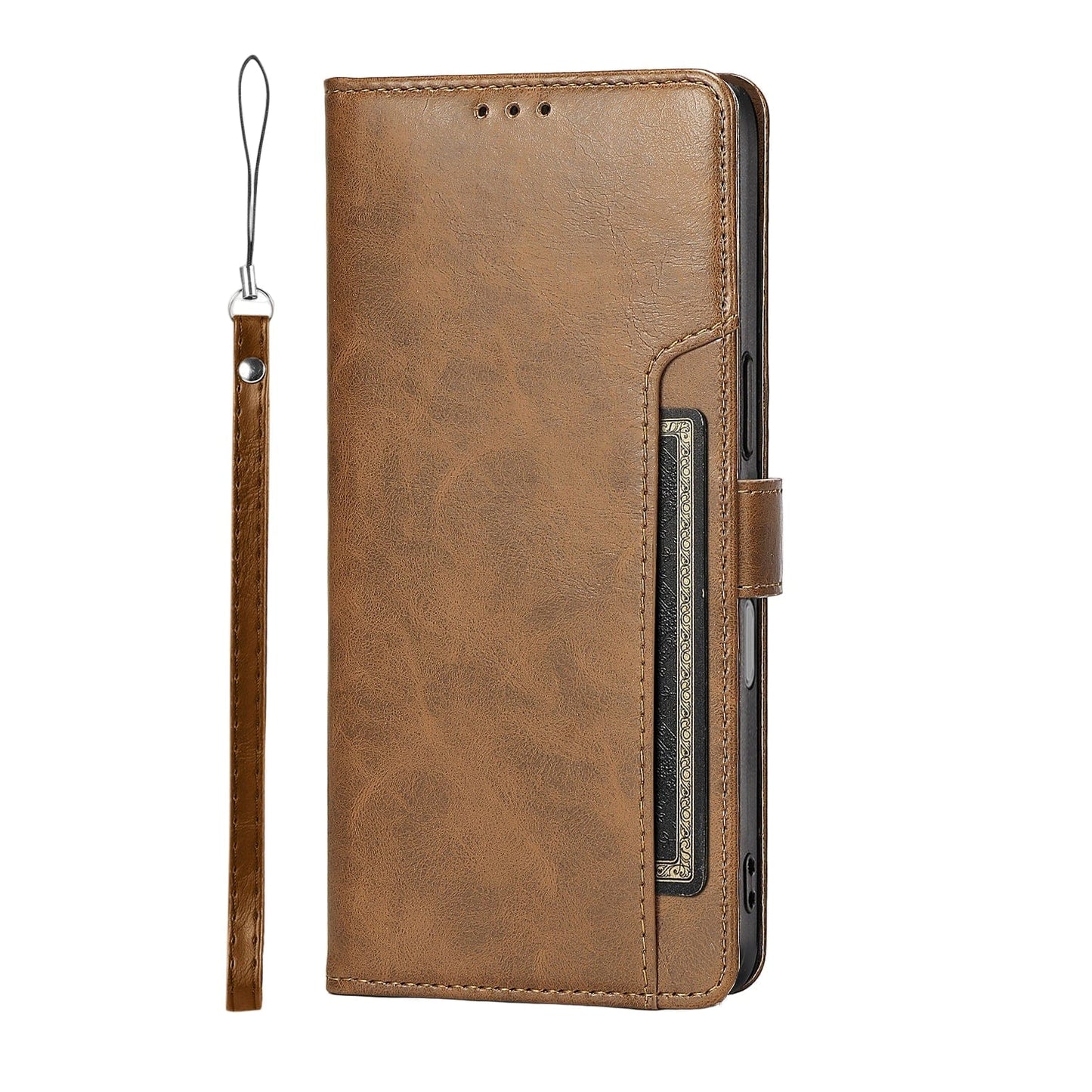 iPhone 17 Case - Leather Folio Wallet | Indy Series