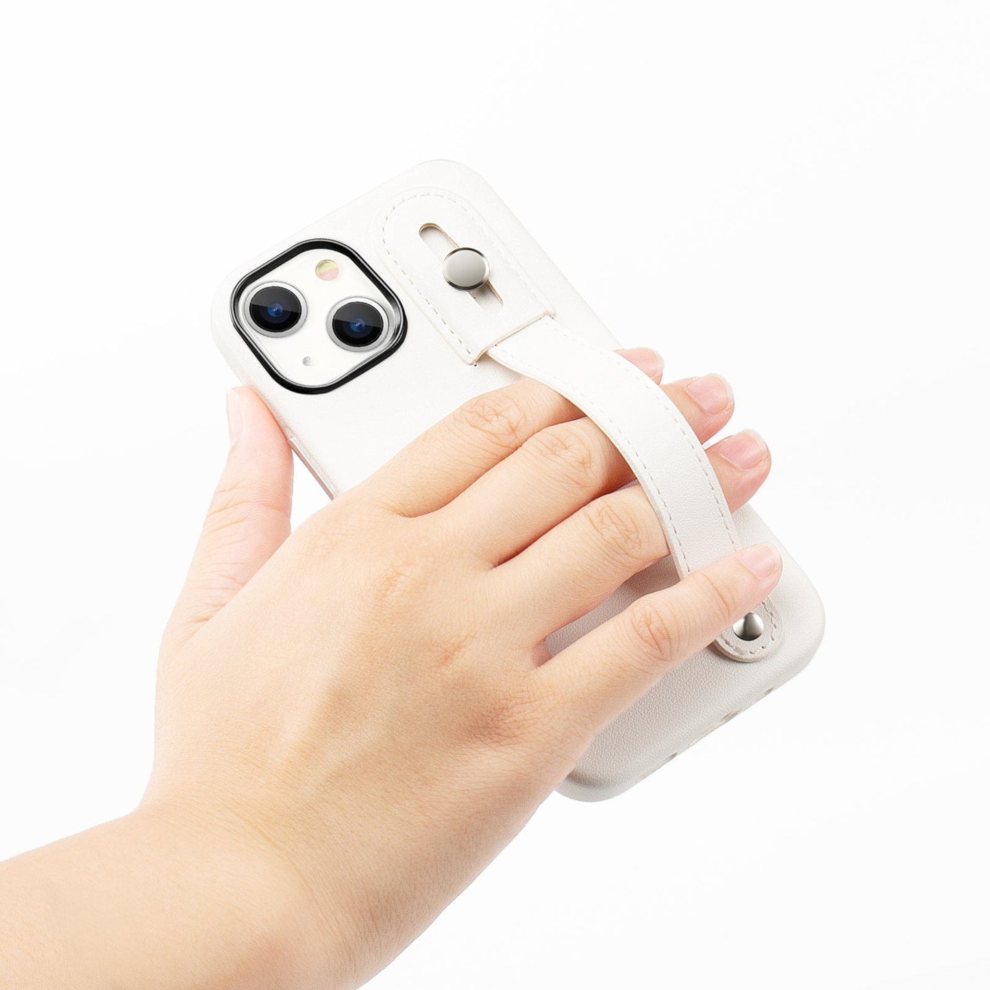 iPhone 15 Leather FingerGrip Case with MagSafe | Indy Series