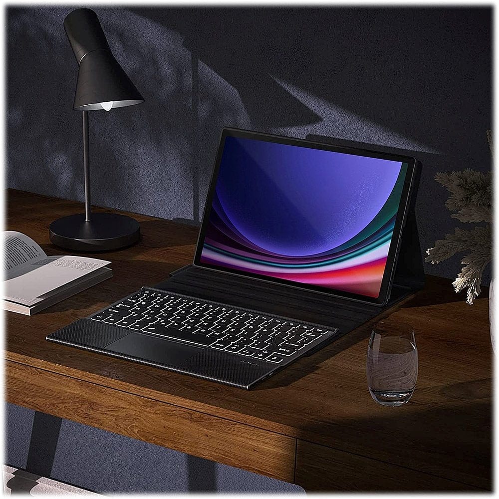 Navigate Series Leather-Folio Keyboard Case - Samsung Galaxy Tab S10+, Tab S9+, and Tab S9 FE+