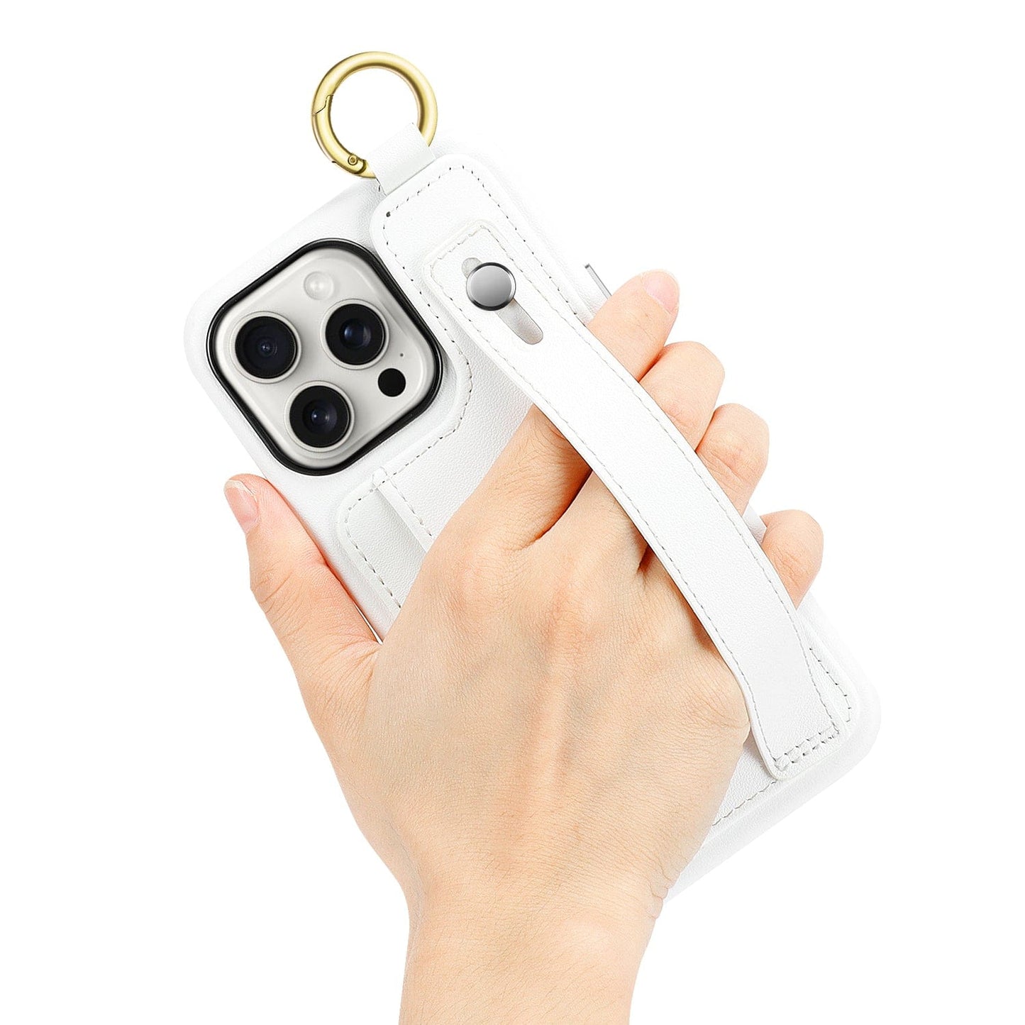 iPhone 15 Pro Max Leather Wallet FingerGrip Case with MagSafe | Indy Series