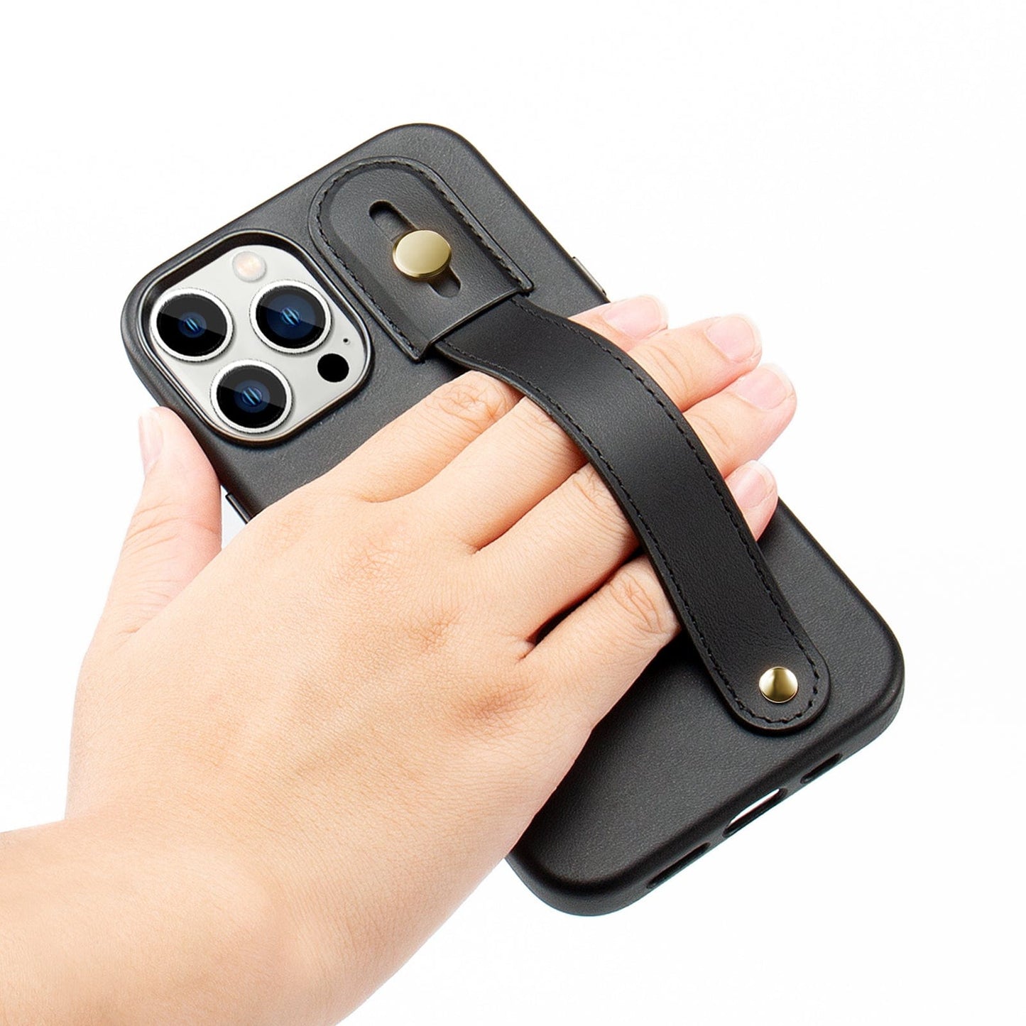 iPhone 15 Pro Max Leather FingerGrip Case with MagSafe | Indy Series