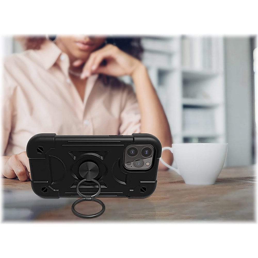 iPhone 14 Pro Max Heavy-Duty Case - Kickstand, Non-Slip Grip | Raider Series