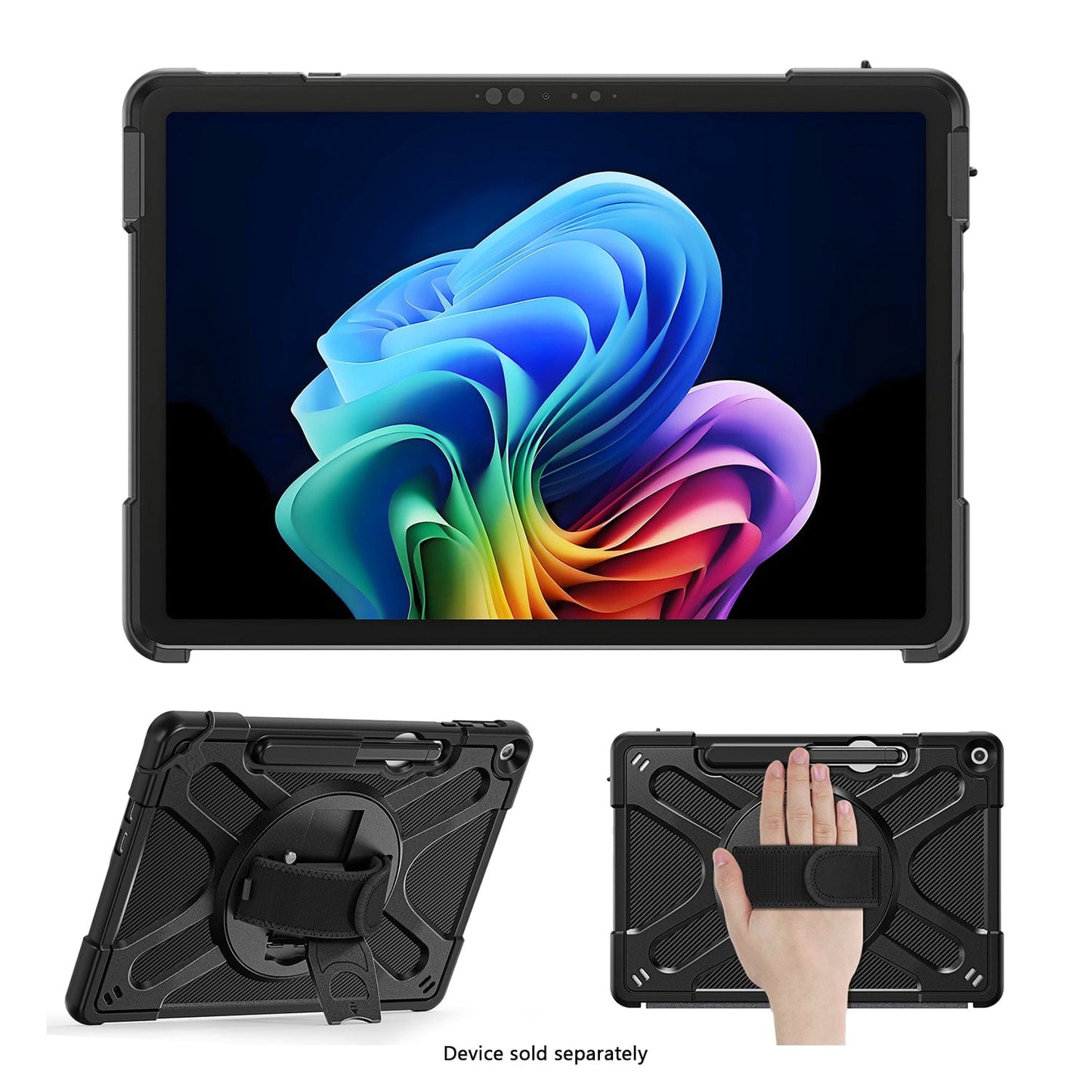 Microsoft Surface Pro 12-inch Case - Heavy-Duty with Hand & Shoulder Strap | Raider-X Series