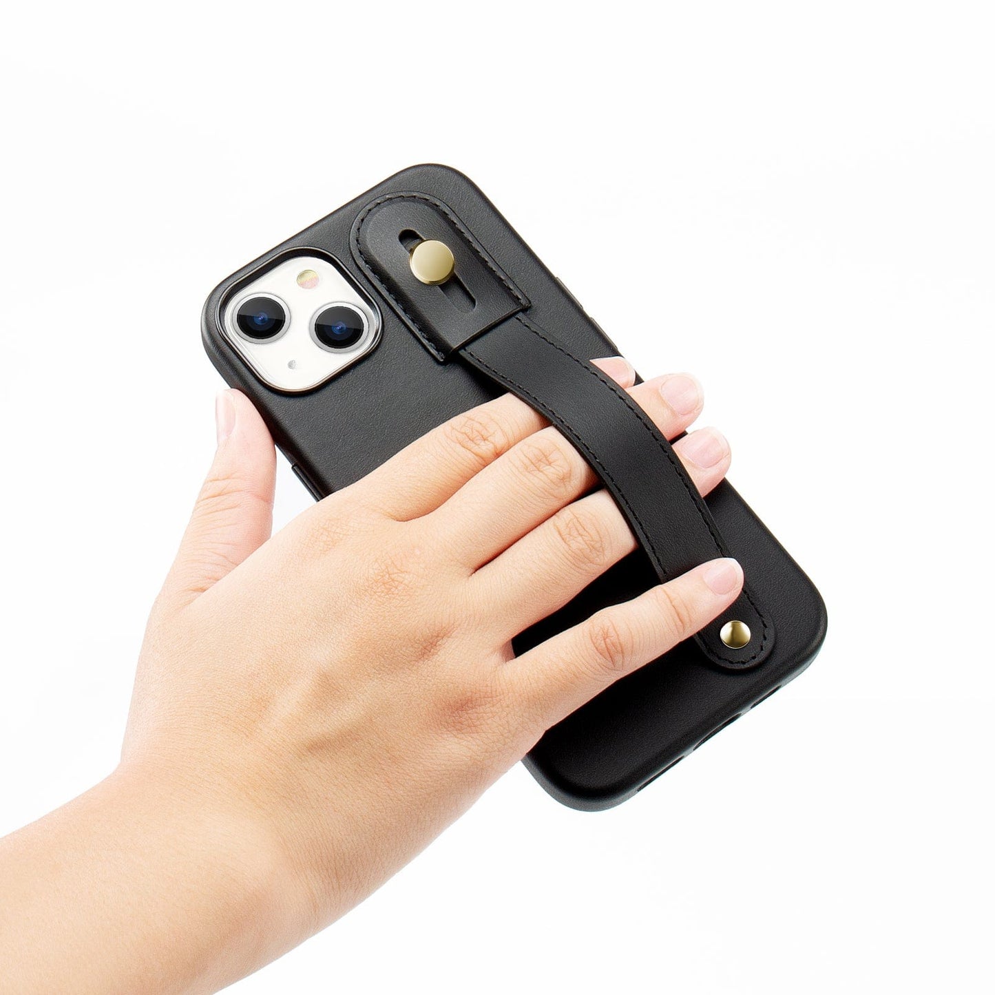 iPhone 15 Plus Leather FingerGrip Case with MagSafe | Indy Series