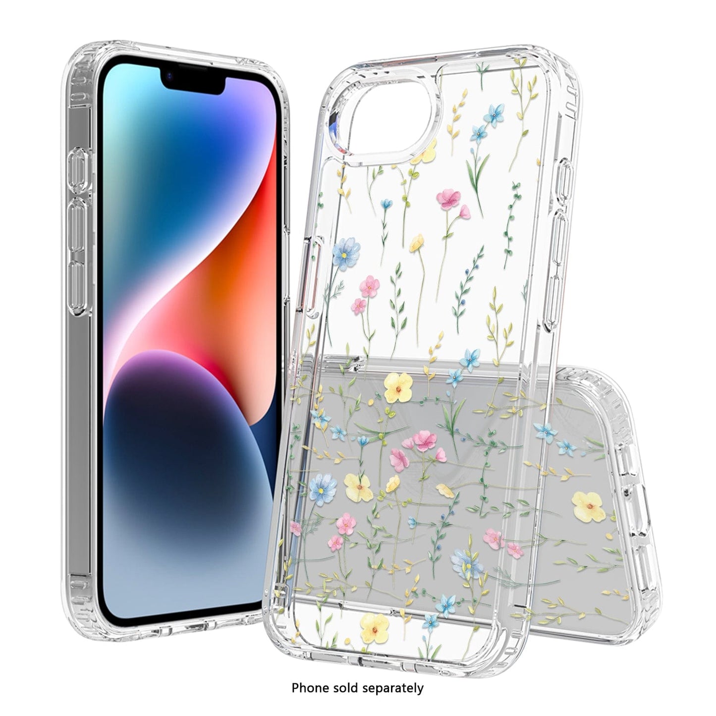 iPhone 17e & iPhone 16e Floral Case - Shock-Absorbing, Anti-Slip | Inspire Series