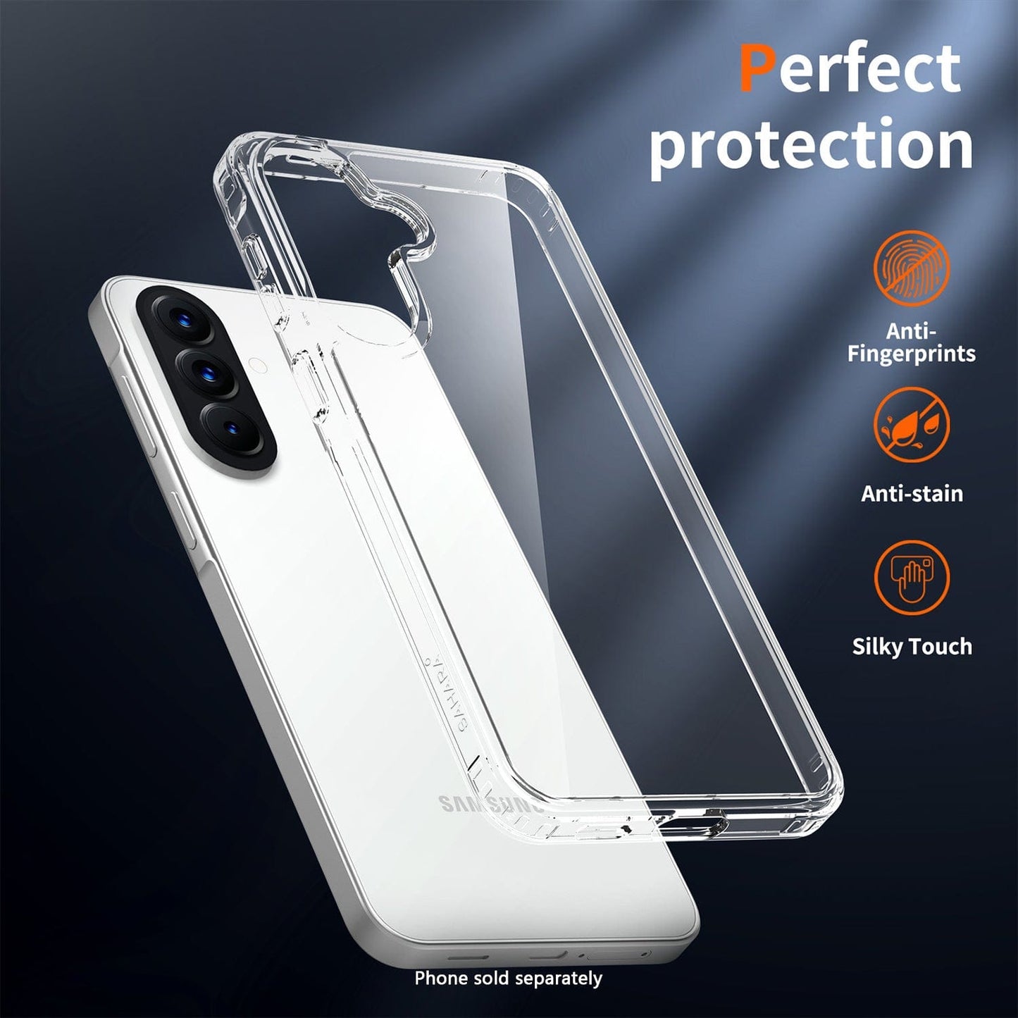 Samsung Galaxy A57 5G Clear Case - Anti-Slip Grip | Venture Series