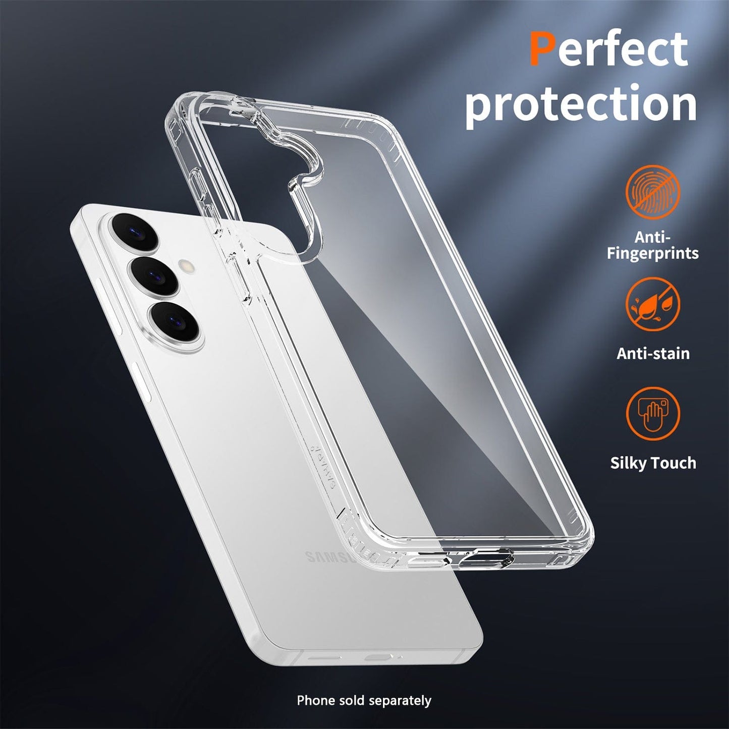 Samsung Galaxy S26 Clear Case - Anti-Slip Grip | Venture Series