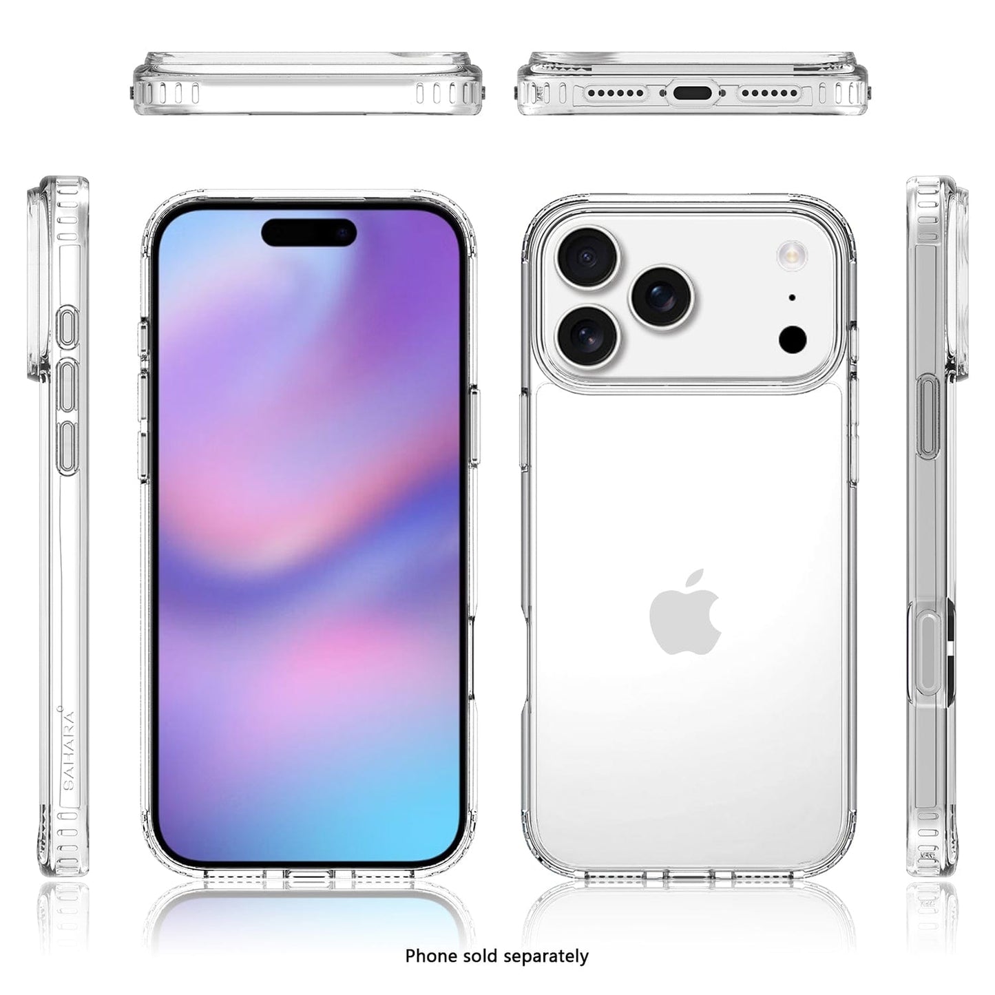 iPhone 17 Pro Max Clear Case - Slim, Anti-Slip Grip | Venture Series