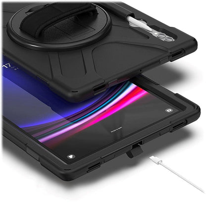 Raider X Series Heavy-Duty Hand Strap Case - Samsung Galaxy Tab S10 Ultra, Tab S9 Ultra, and Tab S8 Ultra