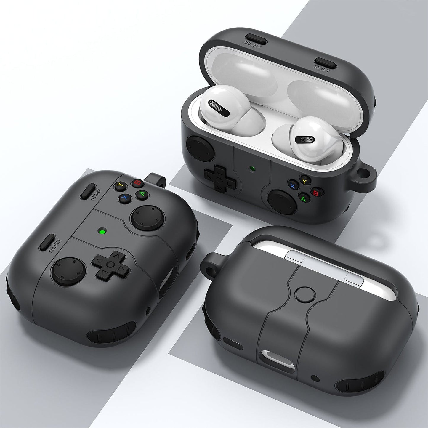 Apple AirPods Pro (2nd Generation) Case - Silicone Grip with Carabiner | Inspire Series