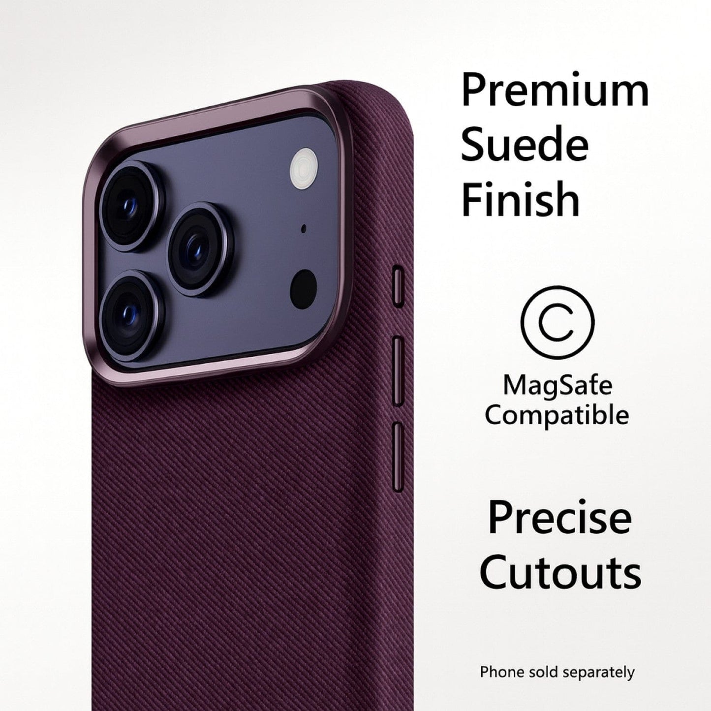 iPhone 17 Pro Max Case - Suede Leather | Indy Series