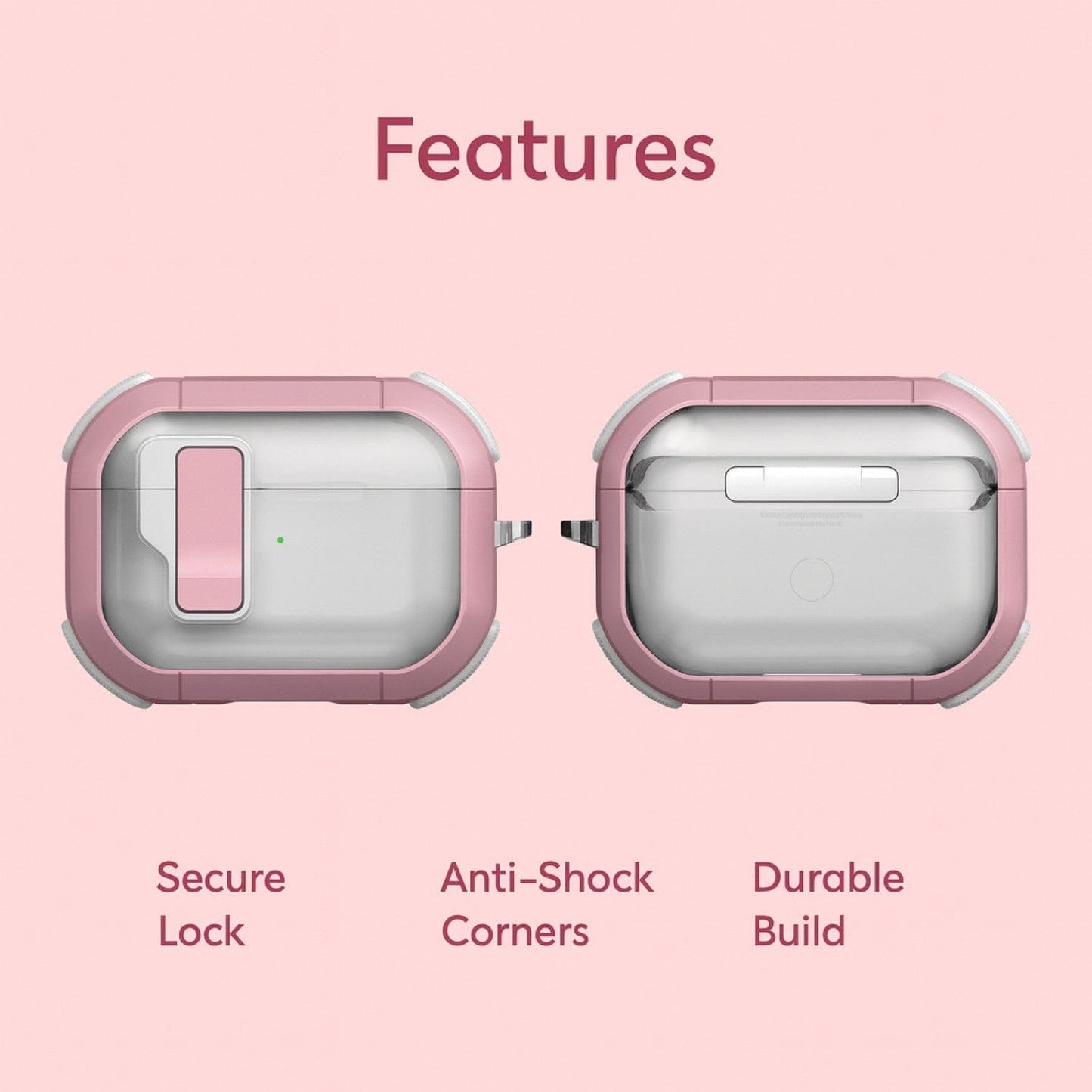 Apple AirPods Pro 3 Case - Secure Lock | Venture-X Series