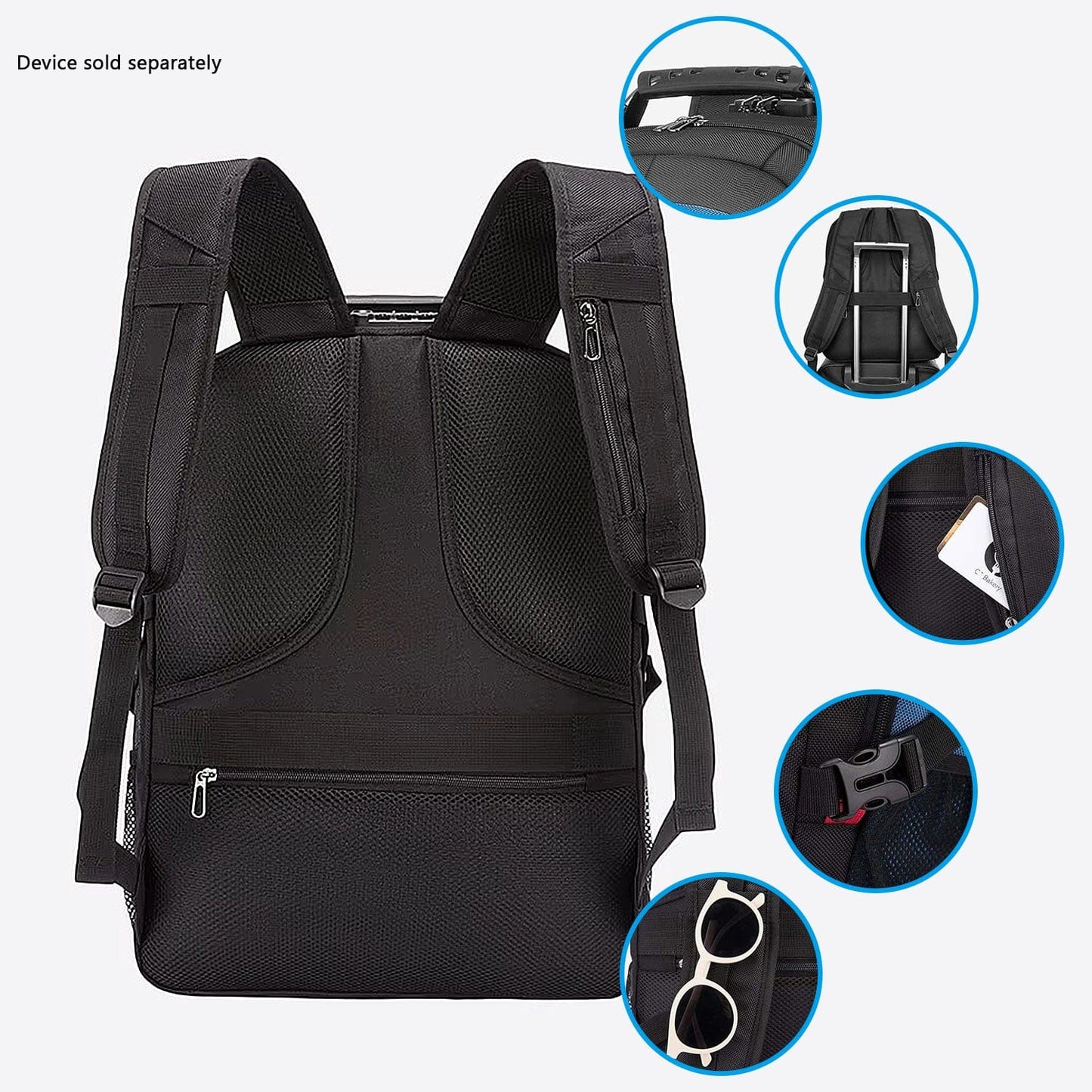 All-in-One Backpack with Anti-Theft lock Fits Laptops up to 17.3"