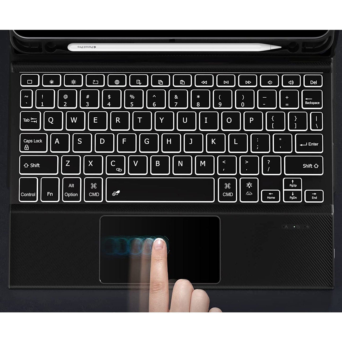 iPad Air 11-inch (M2 / M3 / M4) Keyboard Case - Folio with Trackpad | Navigate Series