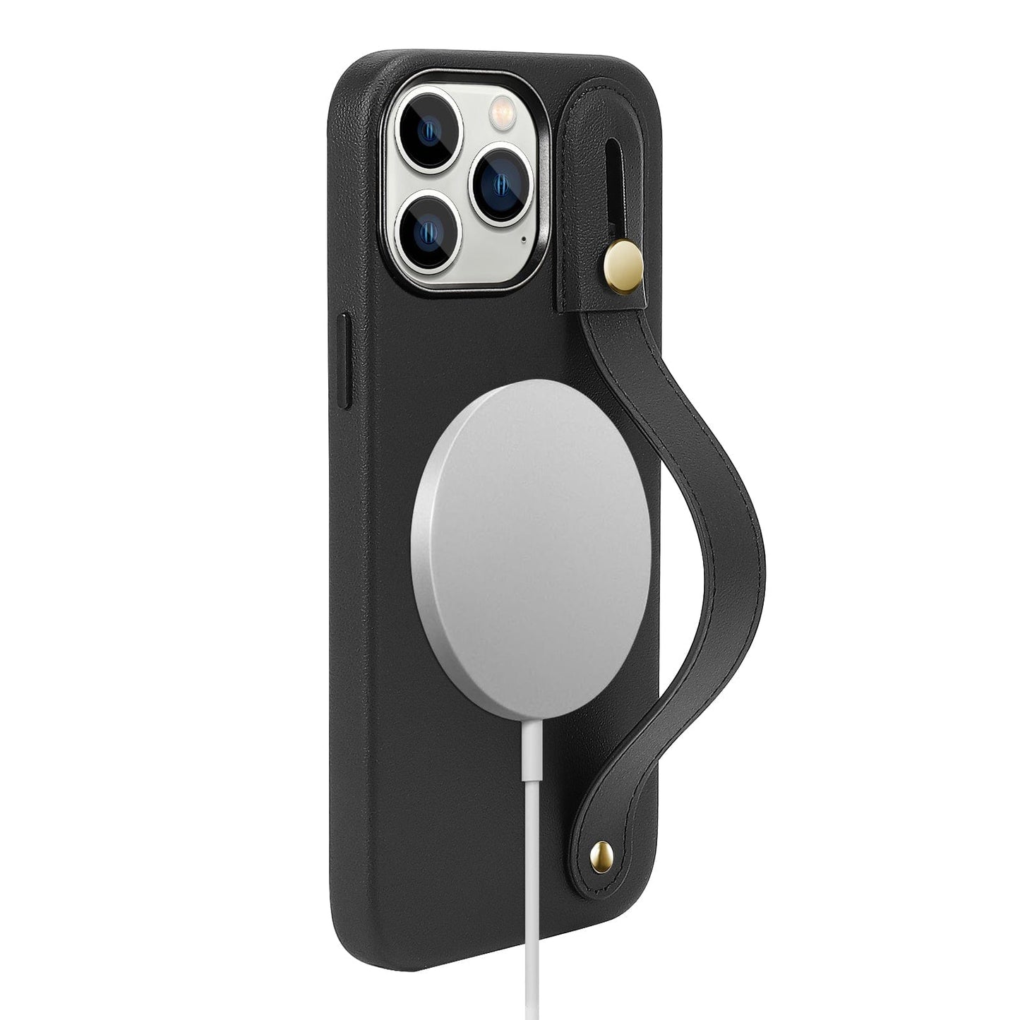 iPhone 15 Pro Leather FingerGrip Case with MagSafe | Indy Series