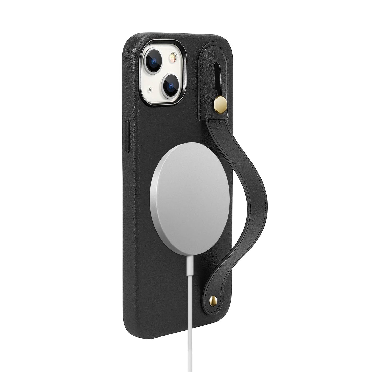 Indy Series Leather FingerGrip Case - iPhone 14 Plus
