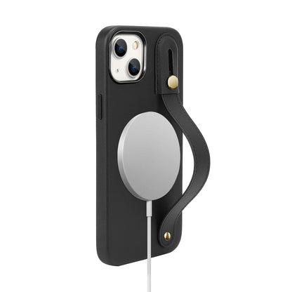 Indy Series Leather FingerGrip Case - iPhone 14 Plus