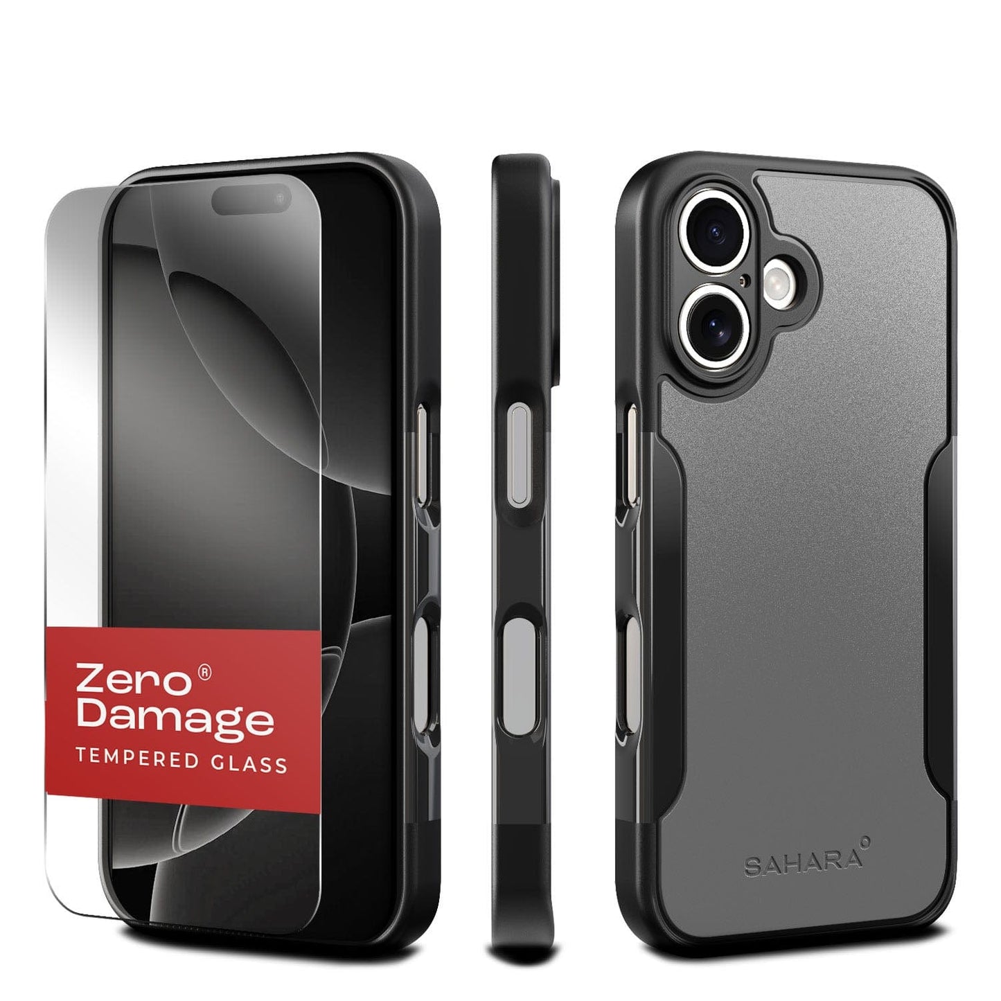 iPhone 16 Plus Rugged Case & Screen Protector Kit - MagSafe | Classic Series
