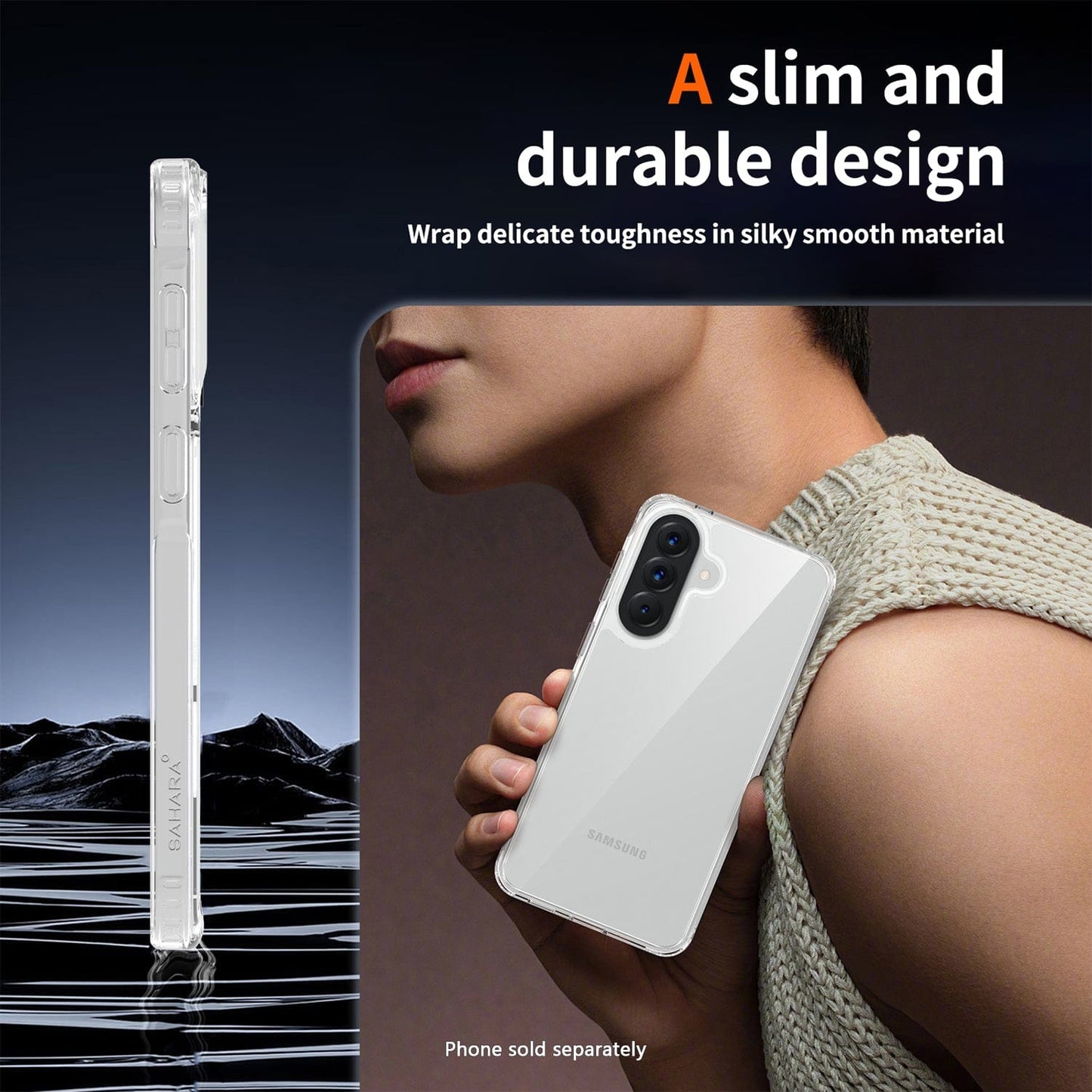 Samsung Galaxy A57 5G Clear Case - Anti-Slip Grip | Venture Series