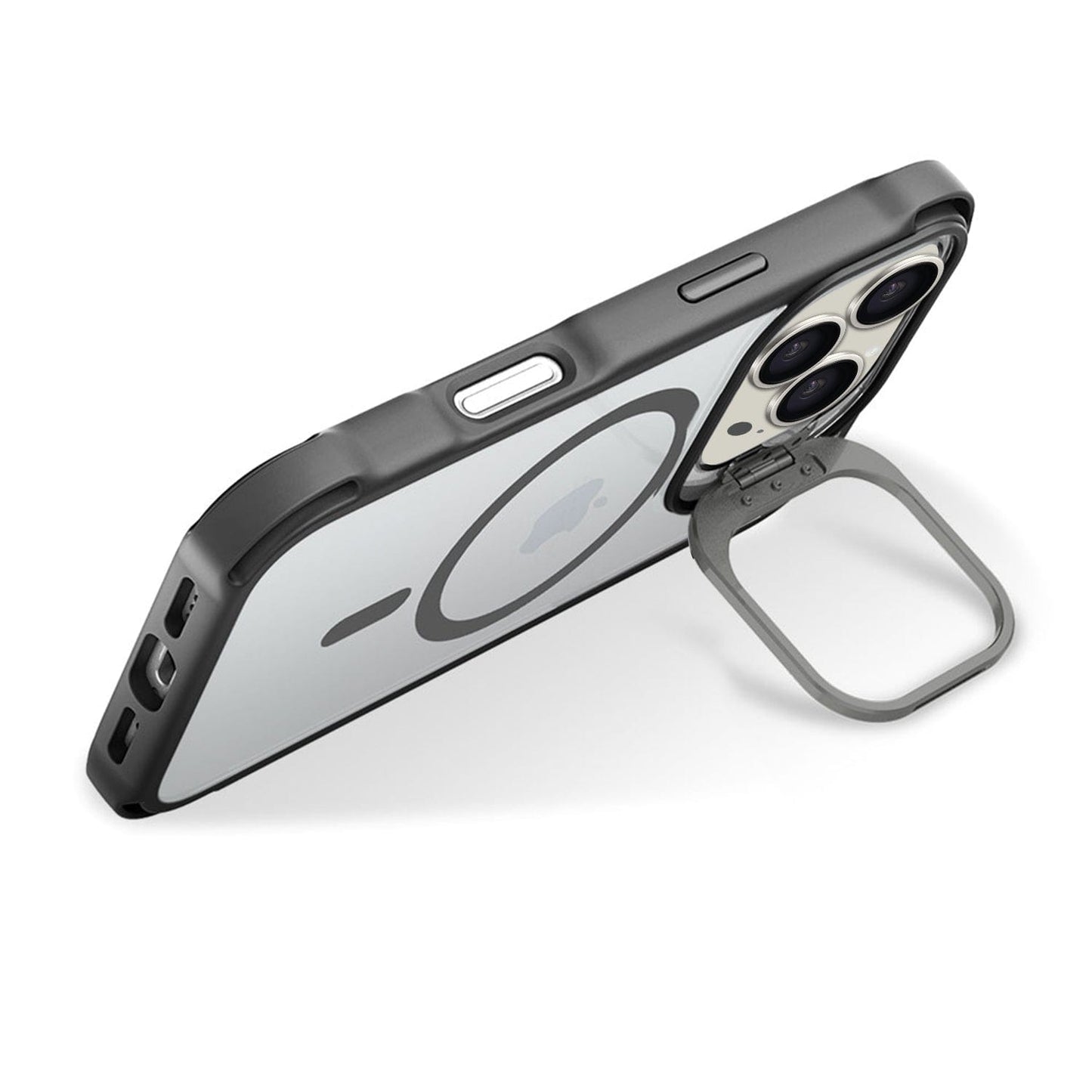 iPhone 16 Pro Clear Kickstand Case - Anti-Slip, Rugged, MagSafe | Venture Series