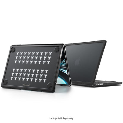 MacBook Pro 16-Inch M1–M5, M5 Pro/M5 Max Clear/Black Case - Shock-Absorbing Corners | Raider Series