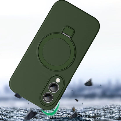 Samsung Galaxy S25 Edge Case - Silicone Kickstand, Magnetic charging compatible | Venture Series