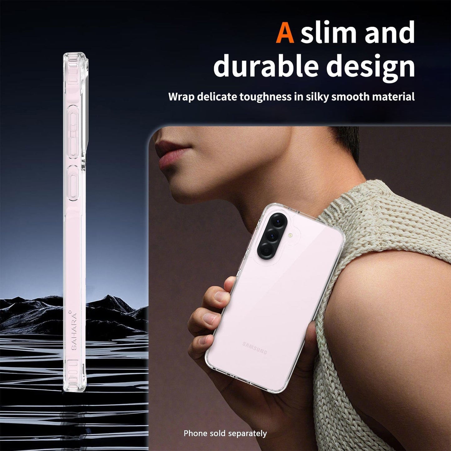 Samsung Galaxy A37 5G Clear Case - Anti-Slip Grip | Venture Series