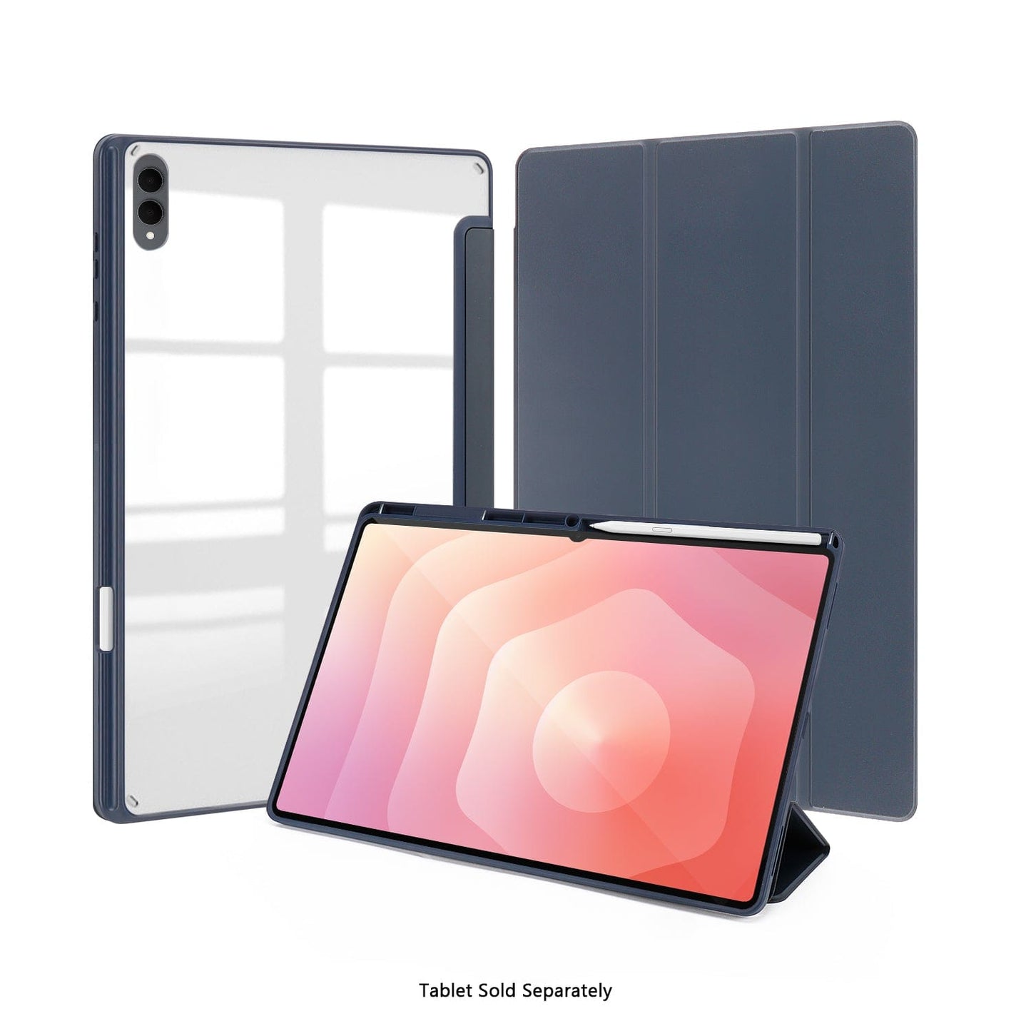 Samsung Galaxy Tab S11 Ultra Case - Folio Slim, Transparent Back | Venture Series