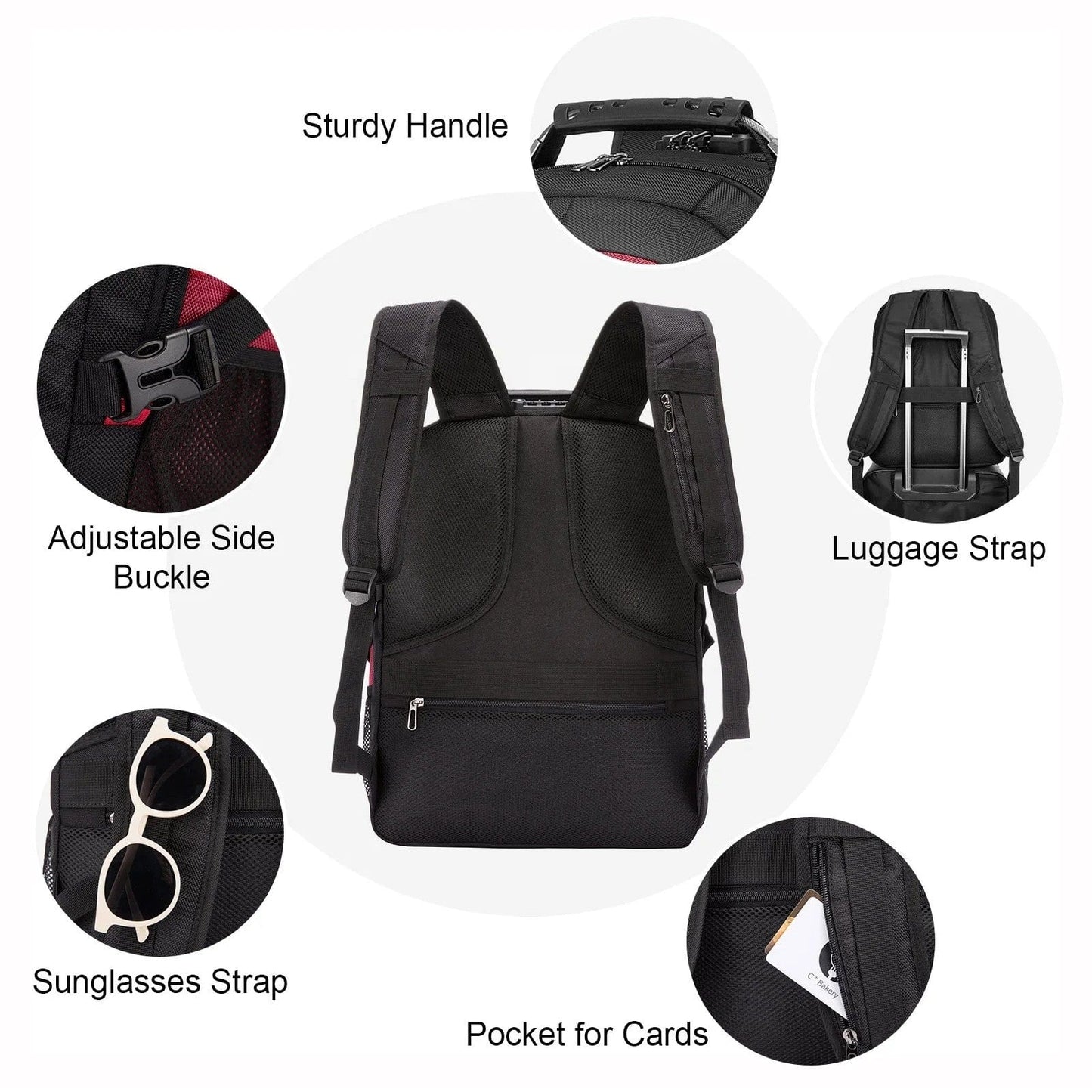 All-in-One Backpack with Anti-Theft lock Fits Laptops up to 17.3"