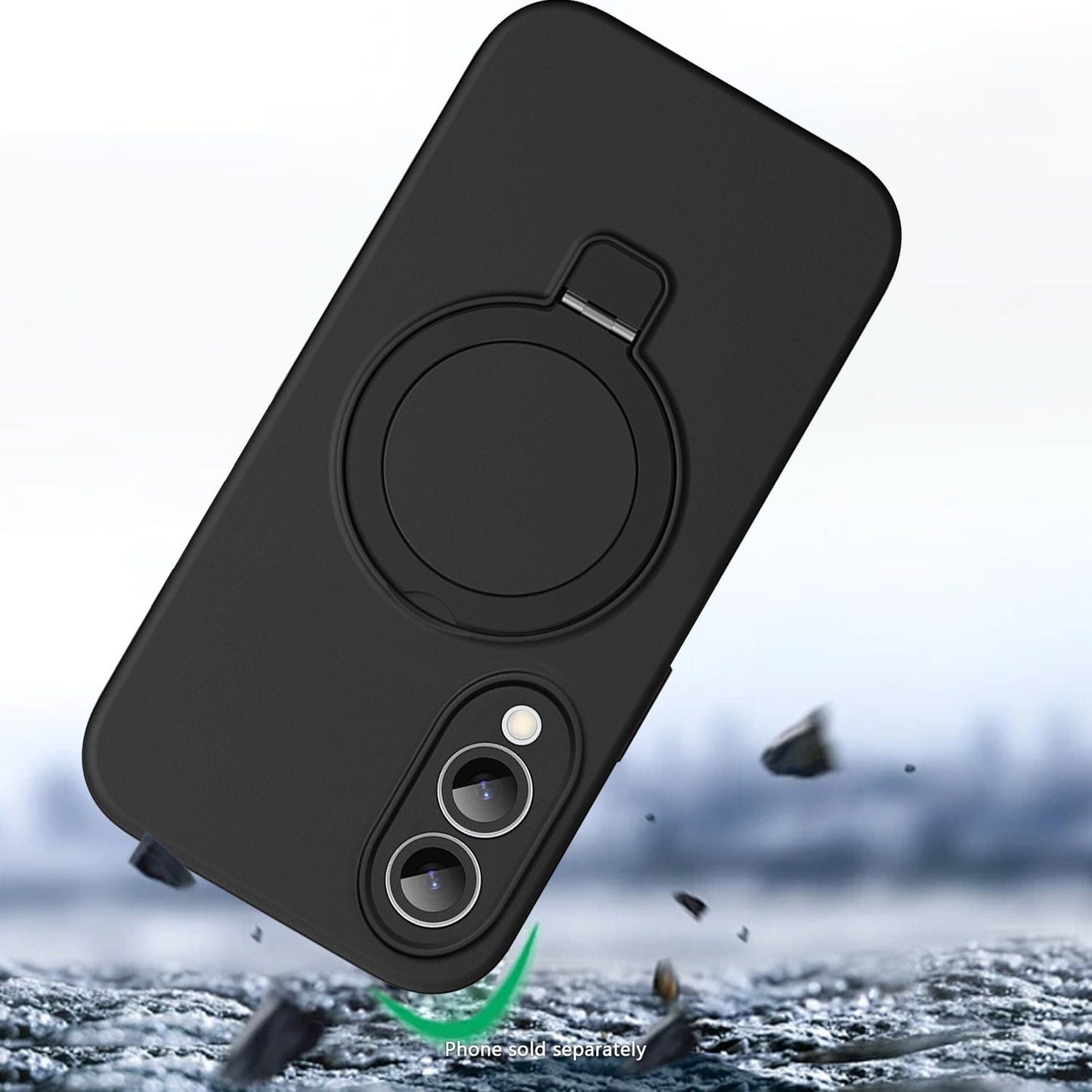 Samsung Galaxy S25 Edge Case - Silicone Kickstand, Magnetic charging compatible | Venture Series