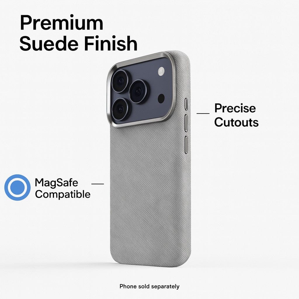 iPhone 17 Pro Max Case - Suede Leather | Indy Series
