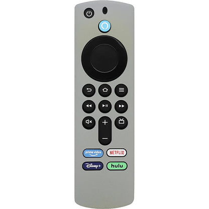 Amazon Fire TV Stick 4K (3rd Gen) Remote Gray Silicone Case - Apple AirTag