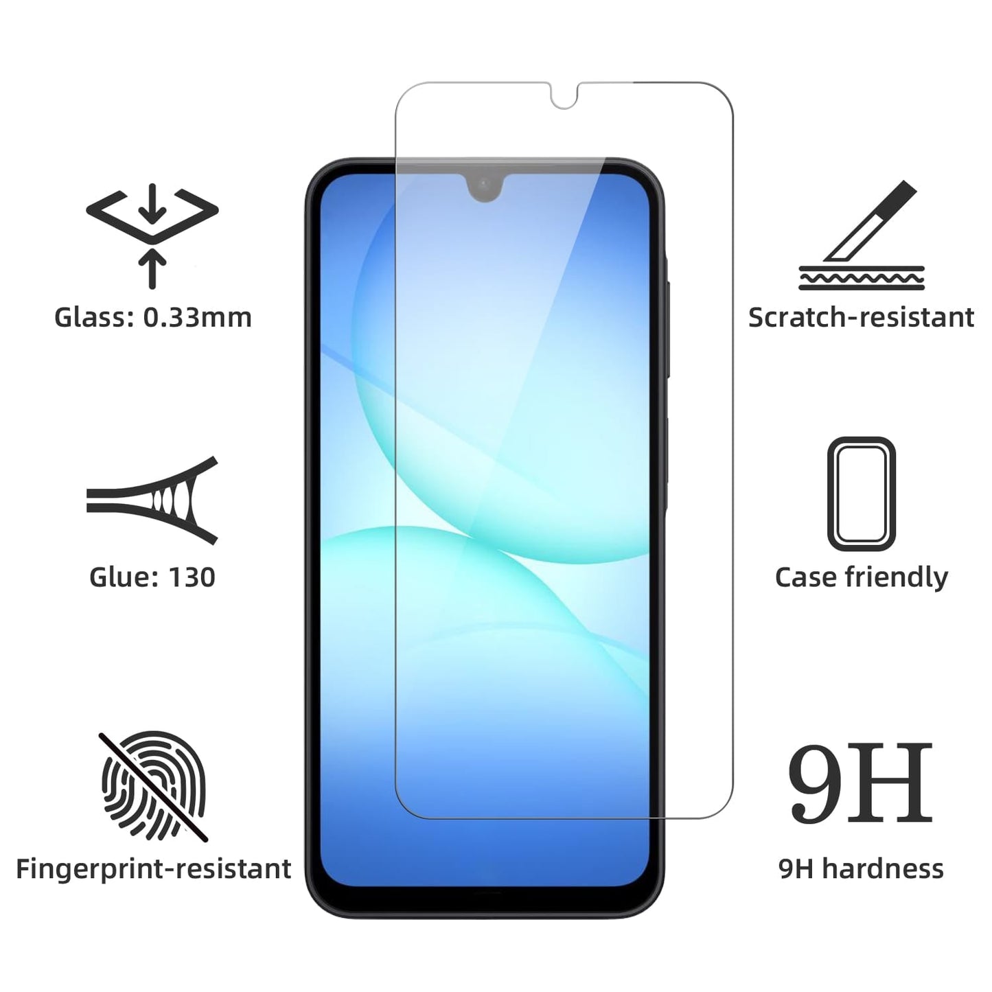 Samsung Galaxy A17 5G Screen Protector - Ultra-Strong Tempered Glass | ZeroDamage