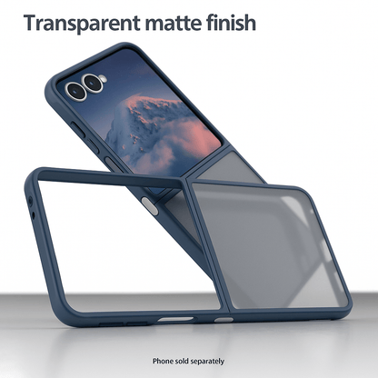Samsung Galaxy Z Flip7 Semi Transparent Case - Anti-Slip Grip, Slim Design | Venture Series