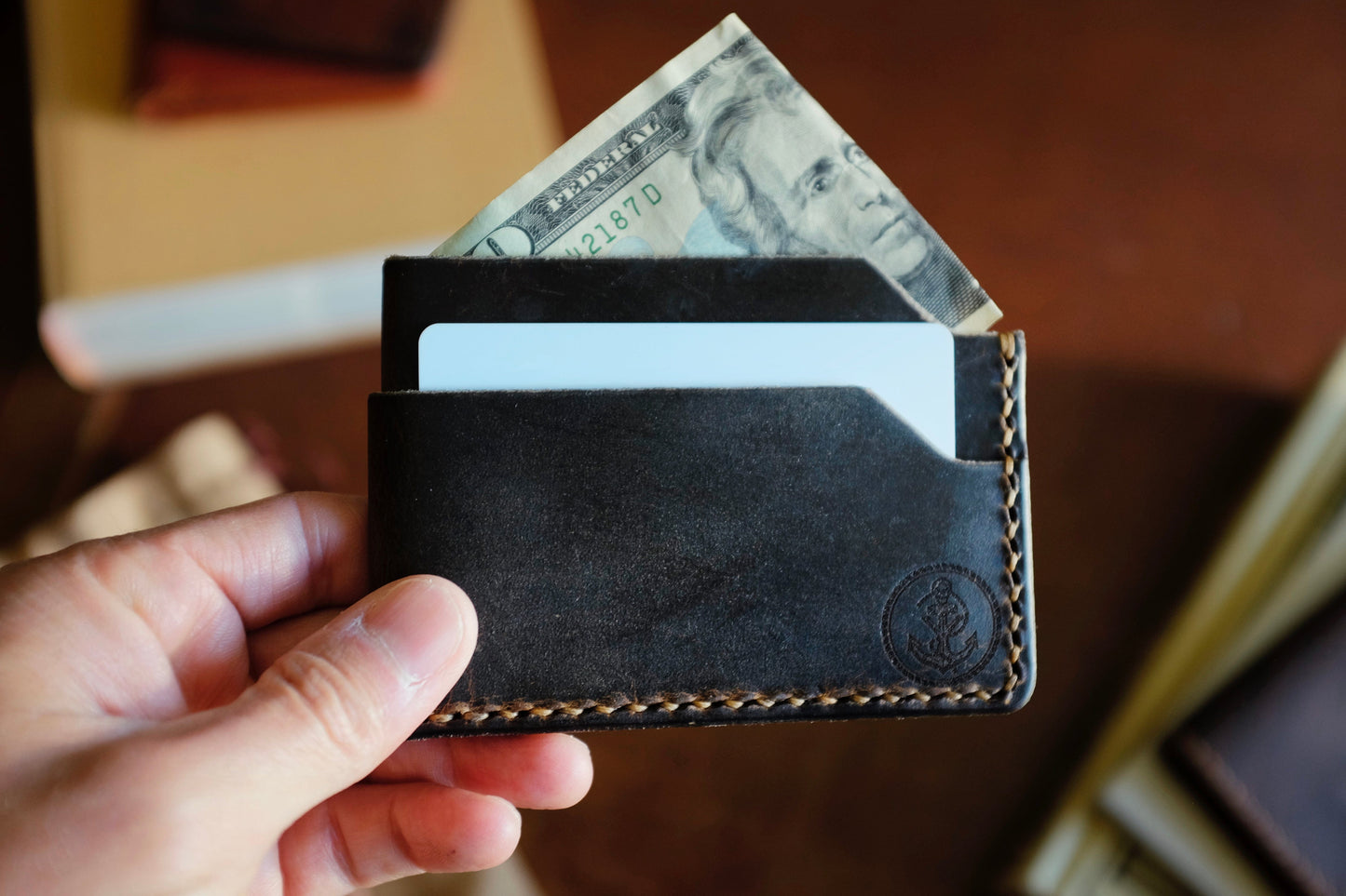 Privateer Wallet - Handmade Full-Grain Leather Minimalist Wallet | Yarets Leather