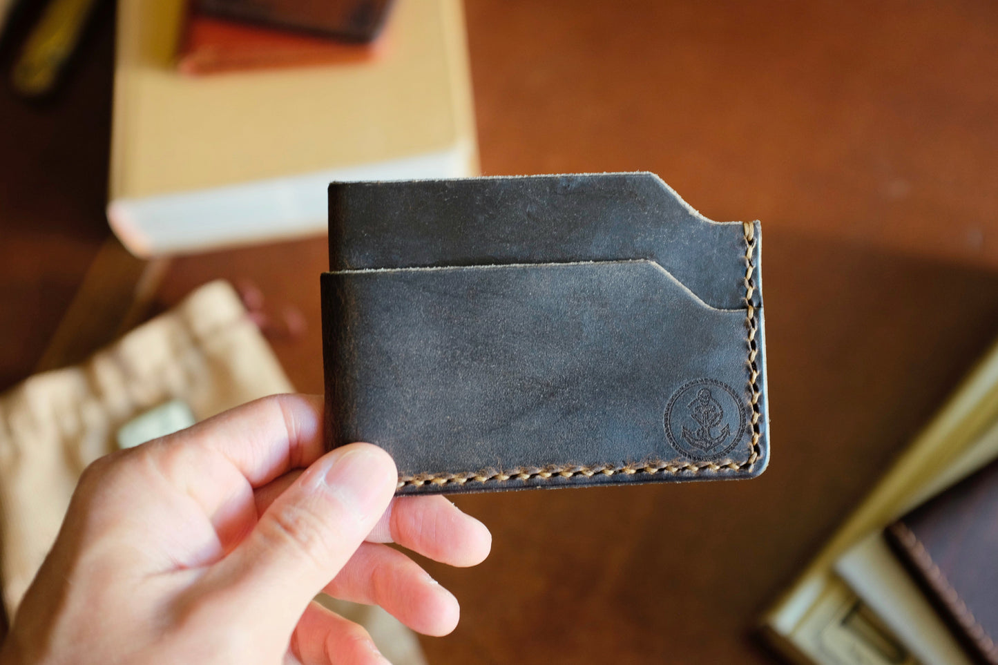 Privateer Wallet - Handmade Full-Grain Leather Minimalist Wallet | Yarets Leather