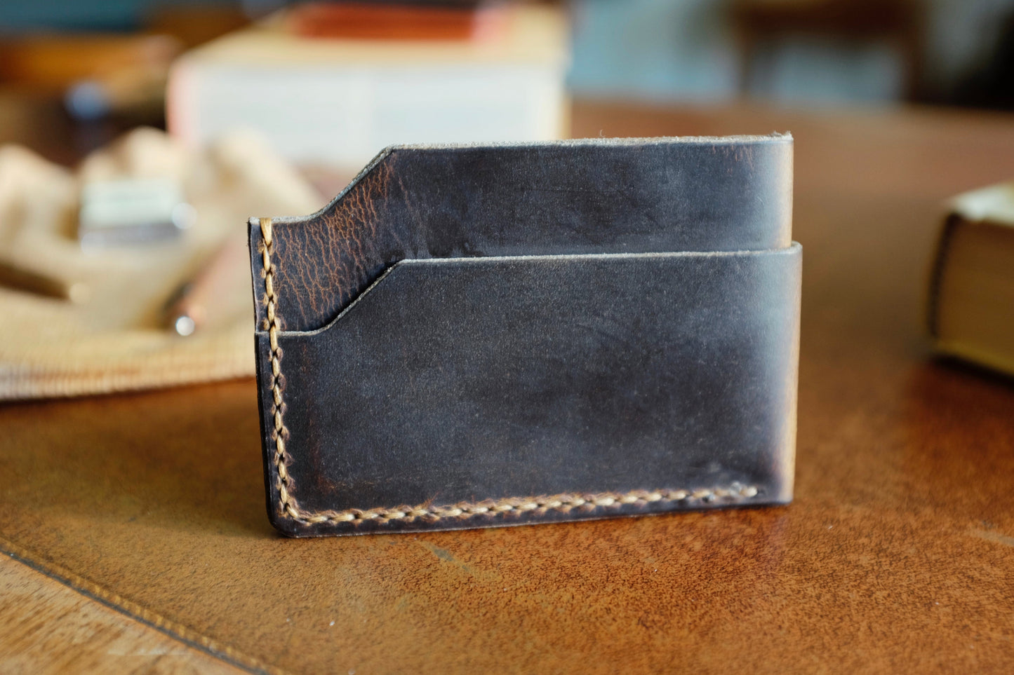 Privateer Wallet - Handmade Full-Grain Leather Minimalist Wallet | Yarets Leather