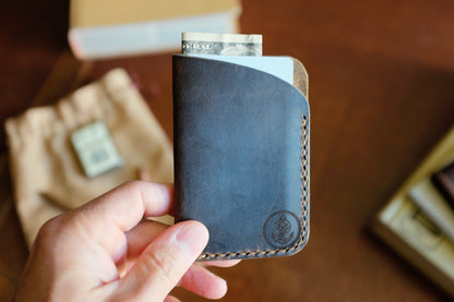 The Maverick Wallet - Handmade Full-Grain Leather Minimalist Wallet | Yarets Leather