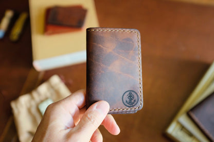 Deckhand V2 Wallet - Handmade Full-Grain Leather Minimalist Wallet | Yarets Leather