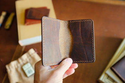Deckhand V2 Wallet - Handmade Full-Grain Leather Minimalist Wallet | Yarets Leather