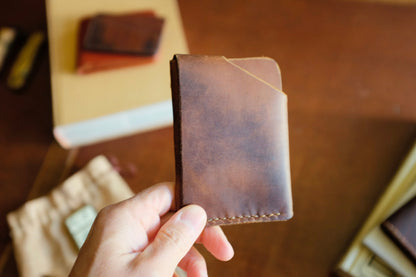Snap Wallet - Handmade Full-Grain Leather Minimalist Wallet | Yarets Leather