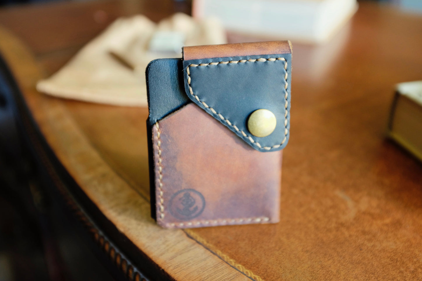 Voyager Wallet - Handmade Full-Grain Leather Snap Wallet | Yarets Leather