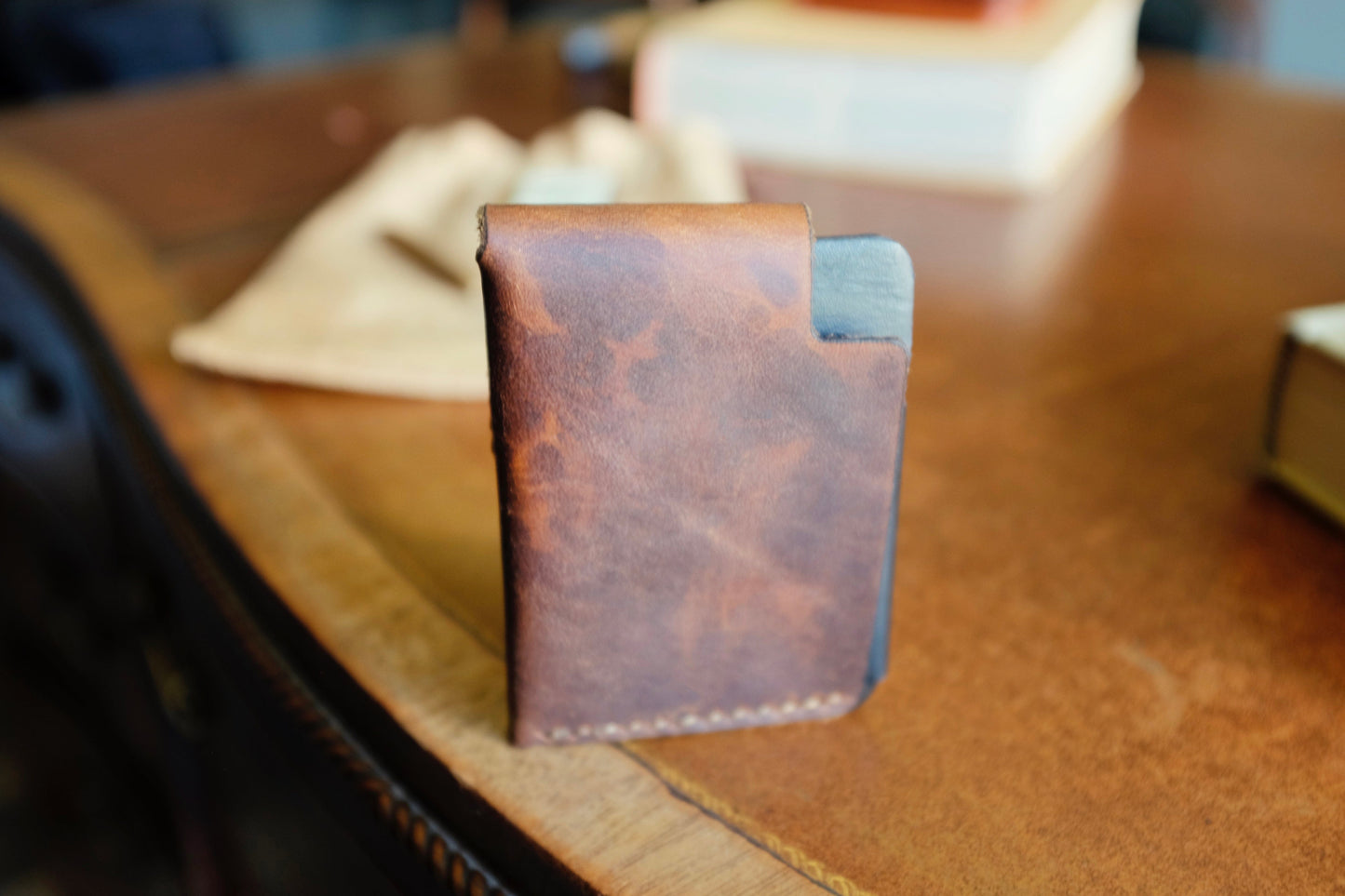 Voyager Wallet - Handmade Full-Grain Leather Snap Wallet | Yarets Leather
