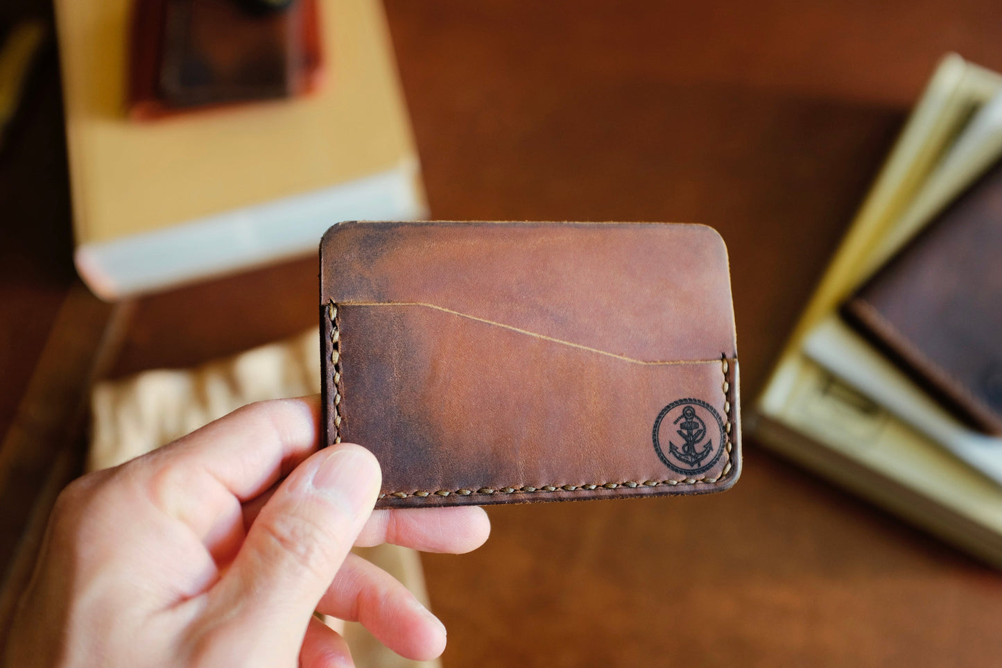 Scout Wallet - Handmade Full-Grain Leather Minimalist Wallet | Yarets Leather